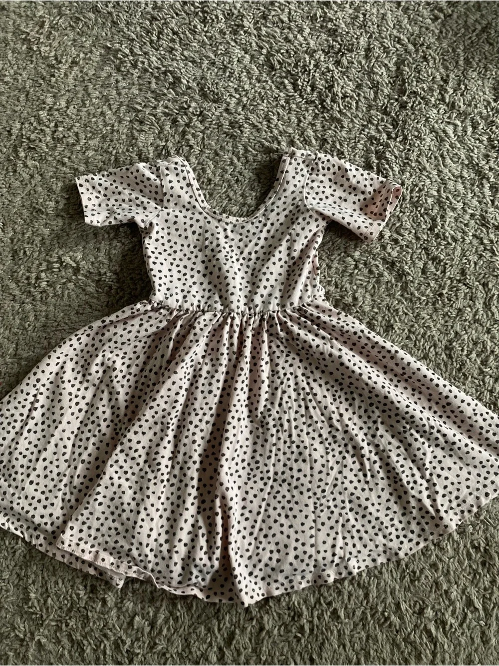 Pink polka dot Alice and Ames swing dress